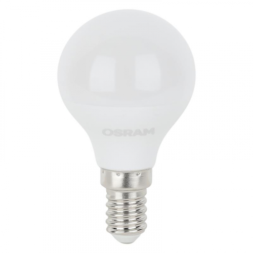 Лампа светодиодная LED Star 7Вт шар 4000К E14 600лм (замена 60Вт) OSRAM 4058075695955 фото 2 Лампа светодиодная LED Star 7Вт шар 4000К E14 600лм (замена 60Вт) OSRAM 4058075695955 фото 2
