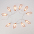 Гирлянда светодиодная "Кристаллы бронзовые" 1.5м 10LED тепл. бел. 0.1Вт IP20 провод ПВХ прозр. элементы питания 2хAA (не в компл.) Neon-Night 304-019