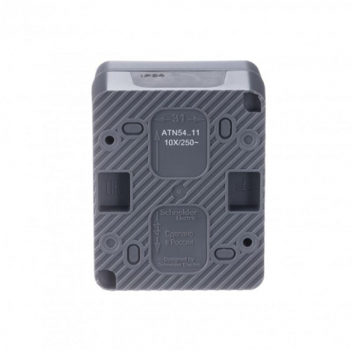 Выключатель 1-кл. ОП AtlasDesign PROFI IP54 10AX антрацит SE ATN544011 фото 5