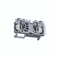 Клемма проходная пружинная OptiClip CSC-16-I-BU-76A-(1.5-16) син. КЭАЗ 289720