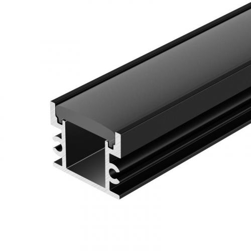 Профиль FLOOR18-H15-3000 ANOD BLACK L3000 алюм. Arlight 045672 Профиль FLOOR18-H15-3000 ANOD BLACK L3000 алюм. Arlight 045672