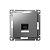 Розетка компьютерная AtlasDesign RJ45 кат.6A механизм сталь SE ATN000986