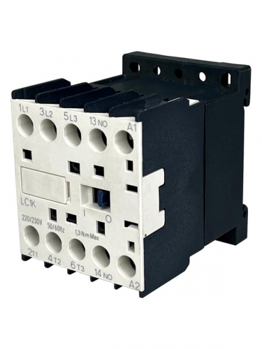 Контактор LC1K0901M7 3п 9А кат. 220В AC 1НЗ винтов. зажим Электротехник ET014462 Контактор LC1K0901M7 3п 9А кат. 220В AC 1НЗ винтов. зажим Электротехник ET014462