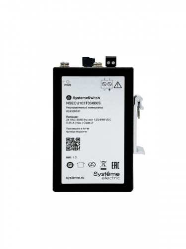 Концентратор промышленный EtherCAT 3х100BaseT SE NSECU103T03X00S фото 2