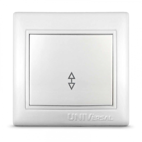 Переключатель проходной 1-кл. СП Севиль 10А IP20 бел. UNIVersal С0025 Переключатель проходной 1-кл. СП Севиль 10А IP20 бел. UNIVersal С0025