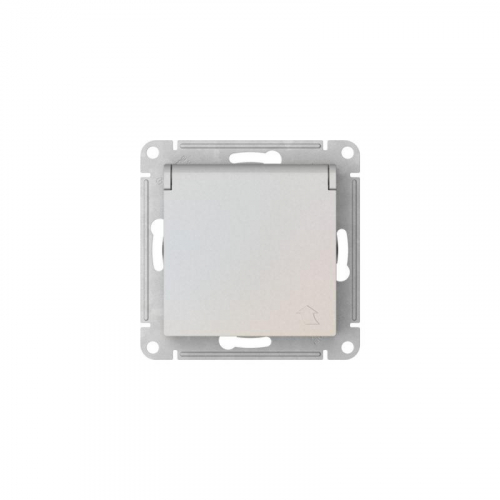 Розетка AtlasDesign 16А IP20 с заземл. защ. шторки с крышкой быстрозажим. клем. механизм жемчуж. SE ATN000446S фото 6
