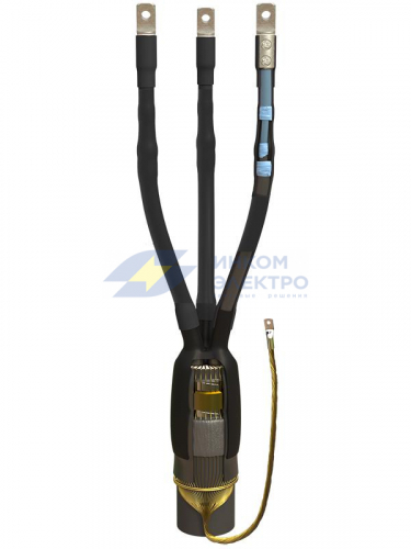Муфта концевая термоусаживаемая 3РКВТпб-10 (70-120) ЭПР нг-LS для 3-х жильного кабеля сечение жил 70-120кв.мм с болтовыми наконечниками ЗЭТАРУС zeta20441