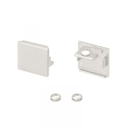 Заглушка SL-LINE-2522 WHITE глухая металл (комплект) Arlight 043120