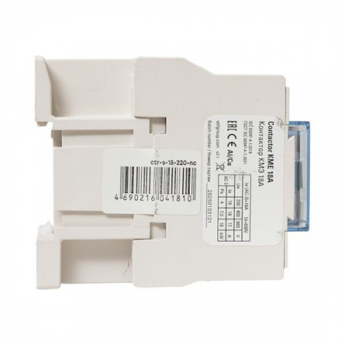Контактор КМЭ-1 18А кат. 230В AC 1НЗ EKF ctr-s-18-220-nc фото 4