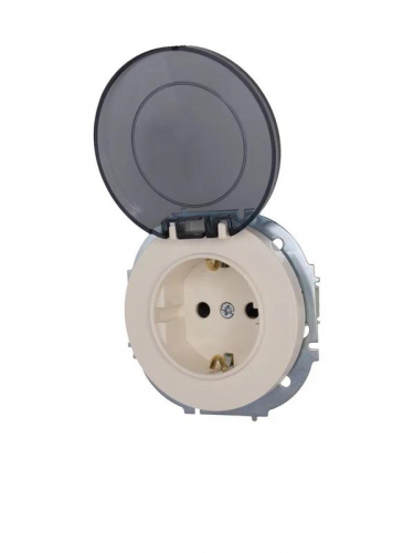 Розетка 1-м СП OSEN IP44 с заземл. с крышкой ПБТ механизм сл. кость LEZARD 743-9088-123BIPCH фото 2 Розетка 1-м СП OSEN IP44 с заземл. с крышкой ПБТ механизм сл. кость LEZARD 743-9088-123BIPCH фото 2