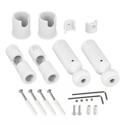 Крепление ARL-WAVE-1815-S-2-ENDCAP White комплект метал. бел. Arlight 057584 Крепление ARL-WAVE-1815-S-2-ENDCAP White комплект метал. бел. Arlight 057584
