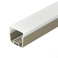Профиль LINE-D-3734-2000 TETRA OLIVE GREY+OPAL L2000 с экраном алюм. (компл.) Arlight 055098