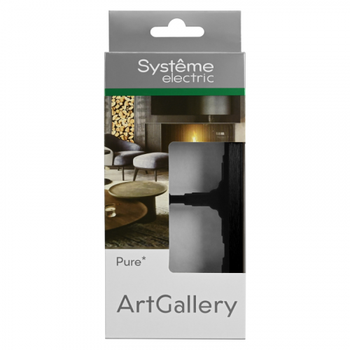 Рамка 2-м ArtGallery Pure метал. оникс SE GAL312302 фото 3 Рамка 2-м ArtGallery Pure метал. оникс SE GAL312302 фото 3