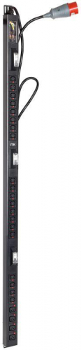 Блок распределения питания BASE PDU PV1113 36U 3ф 32А 20C13 4C19 3м IEC60309 ITK BS-PV42-20C13-04C19-13 Блок распределения питания BASE PDU PV1113 36U 3ф 32А 20C13 4C19 3м IEC60309 ITK BS-PV42-20C13-04C19-13