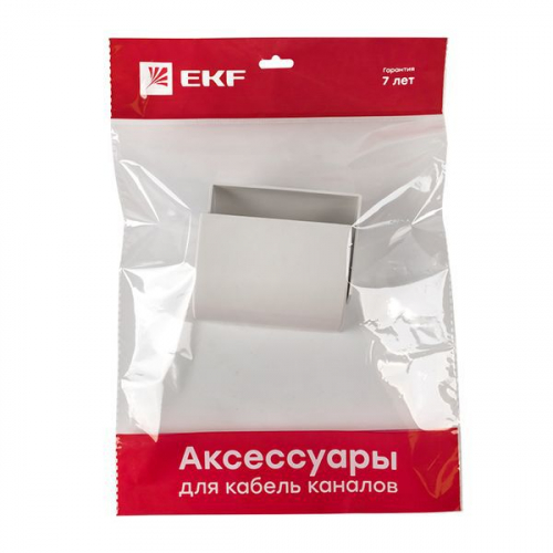 Заглушка 100х40 бел. Plast PROxima (уп.2шт) EKF ecw-100-40x2 фото 7