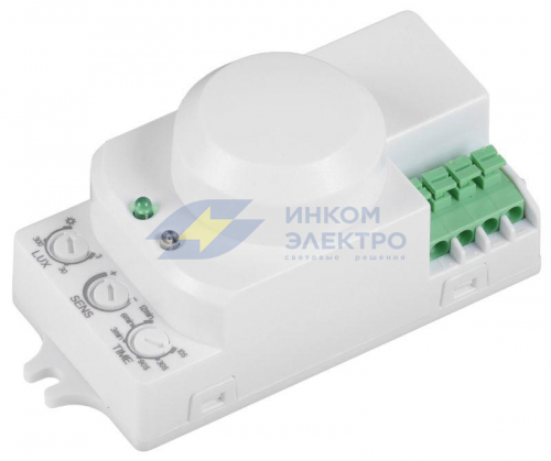 Детектор движения ДД-МВ 201 1200Вт 360град. 8М IP20 бел. IEK LDD11-201MB-1200-001