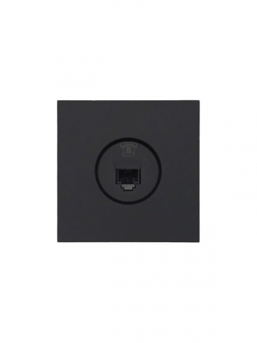 Розетка телефонная евро СП ZIMA IP20 черн. бархат LEZARD 704-4288-137