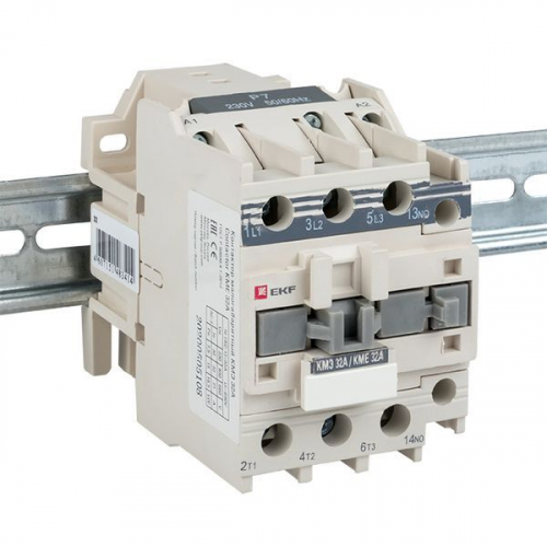 Контактор КМЭ-2 32А кат. 230В AC 1НО EKF ctr-s-32-220 фото 6