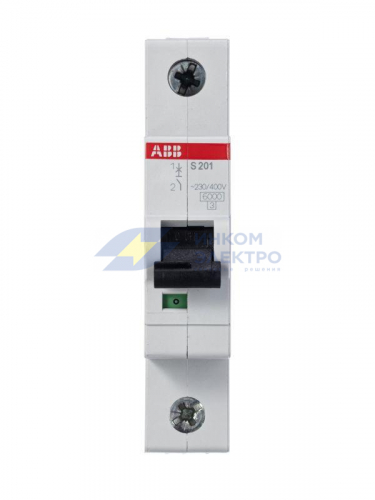 Выключатель автоматический модульный 1п C 3А 6кА S201 C3 ABB 2CDS251001R0034 фото 3