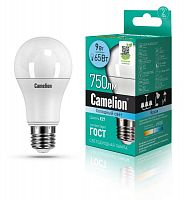 Лампа светодиодная LED9-A60/845/E27 9Вт грушевидная матовая 4500К бел. E27 750лм 170-265В Camelion 12044