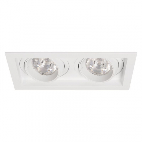 Светильник MS-VORTEX-BUILT-S210x117-2x20W Day4000 WH-WH 20 deg 230В 2х20Вт 4000К IP20 метал. Arlight 057769