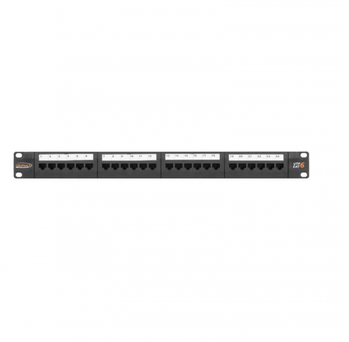 Патч-панель 19дюйм 1U 24 порта кат.6 (класс E) 250МГц RJ45/8P8C 110/KRONE T568A/B неэкран. с органайзером черн. NIKOMAX NMC-RP24UE2-1U-BK Патч-панель 19дюйм 1U 24 порта кат.6 (класс E) 250МГц RJ45/8P8C 110/KRONE T568A/B неэкран. с органайзером черн. NIKOMAX NMC-RP24UE2-1U-BK