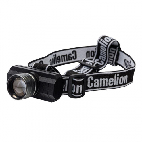 Фонарь налобный LED53779 аккум. 3.7В XPE 3Вт ZOOM 3 реж. Type-C бокс черн. Camelion 15767 фото 3