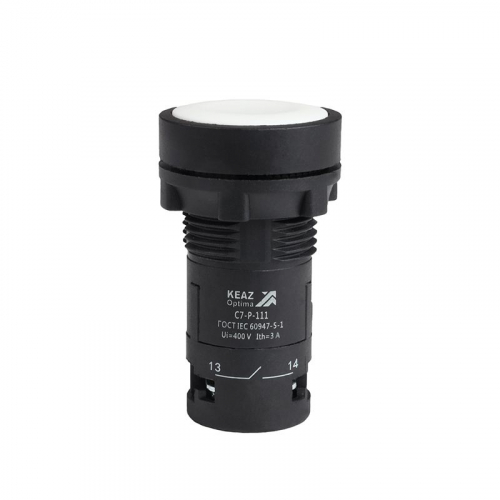 Кнопка OptiSignal Compact D22 С7-P-111 бел. 1НО+1НЗ XB7NA15 КЭАЗ 362042 Кнопка OptiSignal Compact D22 С7-P-111 бел. 1НО+1НЗ XB7NA15 КЭАЗ 362042