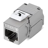 Вставка Keystone Jack RJ45 (8P8C) 180град. кат.5E экранир. без инструмента Toolless Cabeus 7965c