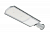 Светильник светодиодный ДКУ RD 10 P 120W SHB 840 GR 650х210мм 120Вт 4000К IP66 уличный консольный сер. Русский Свет 17121023994