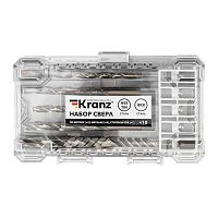 Набор сверл комбинированный (10 предметов) Kranz KR-92-0470