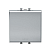 Выключатель модульный 1-кл. 2мод. Avanti "Закаленная сталь" 16А сер. DKC 4404102