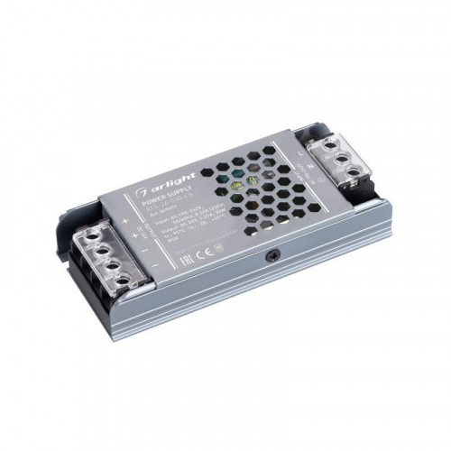 Блок питания ATS-24-030-LS 24В 1.25А 30Вт IP20 сетка Arlight 049077