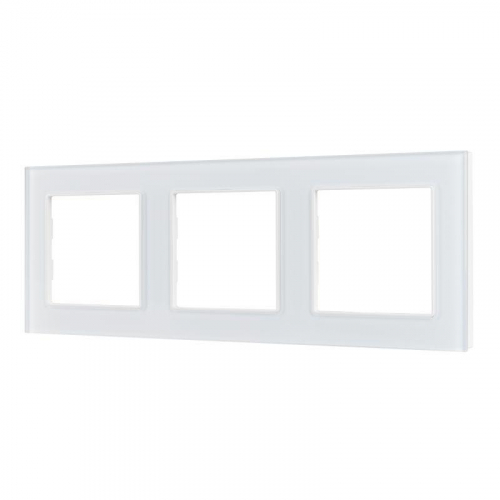 Рамка стеклянная FRM-GLARE-GS-3-WH Arlight 043799 Рамка стеклянная FRM-GLARE-GS-3-WH Arlight 043799