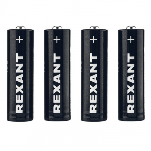 Элемент питания алкалиновый AA/LR6 1.5В (блист.4шт) Rexant 39-1027 фото 3