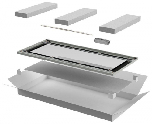 Дверь стеклянная для шкафа LINEA N 42U 600мм сер. ITK LN35-42U 600мм 6X-DR
