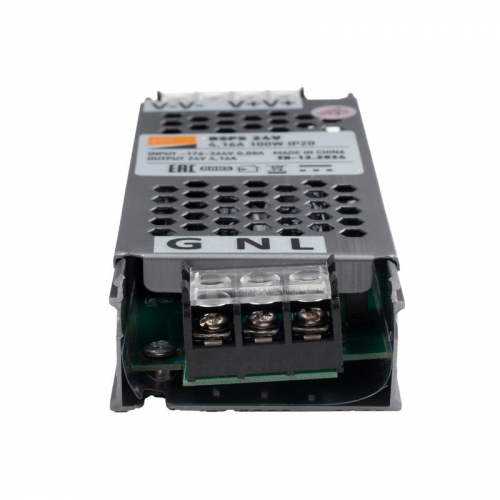 Блок питания для светодиод. ленты BSPS 24В 4.16А=100Вт IP20 Pro JazzWay 5062184 фото 5