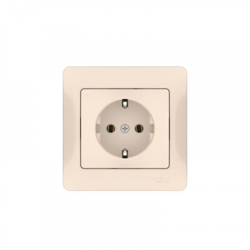 Розетка Glossa 16А с заземл. быстрозажим. клем. в сборе беж. SE GSL000242S фото 4 Розетка Glossa 16А с заземл. быстрозажим. клем. в сборе беж. SE GSL000242S фото 4