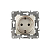 Розетка 1-м СП Эра12 12-2102-04 16А IP20 16AX 250В 2P+E Schuko защ. шторки механизм шампань Эра Б0014690