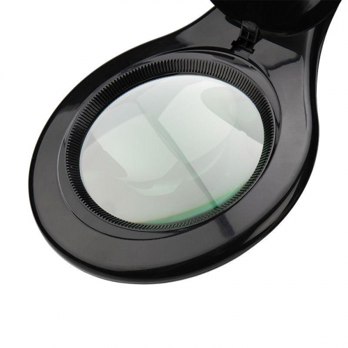 Лупа на струбцине круглая 5D с подсветкой 56 SMD LED d127мм черн. Rexant 31-0406 фото 11