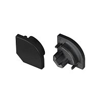 Заглушка SL-KANT-H10 BLACK глухая пластик (комплект) Arlight 049409