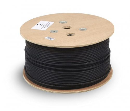 Кабель витая пара F/UTP кат.5E 4х2х24AWG solid LSZH-UV OUTDOOR FTP-4P-Cat.5e-SOLID-OUT-LSZH-UV черн. (уп.305м) Cabeus 7176c Кабель витая пара F/UTP кат.5E 4х2х24AWG solid LSZH-UV OUTDOOR FTP-4P-Cat.5e-SOLID-OUT-LSZH-UV черн. (уп.305м) Cabeus 7176c
