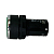Кнопка нажимная моноблочная 22мм IP 40 1НО+1НО зел. EMAS MB101DY