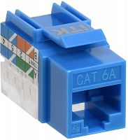 Модуль Keystone Jack кат.6A UTP 110 IDC 90град. син. ITK CS1-1C6AU-11-03