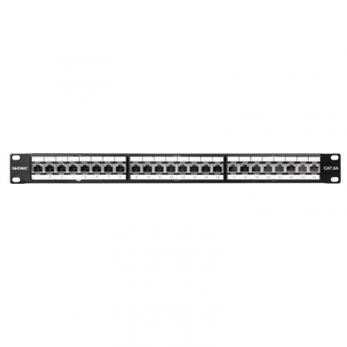 Патч-панель 19дюйм 1U CAT6A 24 порта RJ45 экранир. DKC RN6APPF241 Патч-панель 19дюйм 1U CAT6A 24 порта RJ45 экранир. DKC RN6APPF241