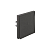 Выключатель 2-кл. СП STRONG MIELE 10А графит Kranz KR-78-0706-6