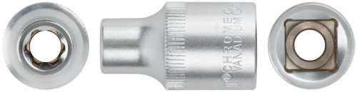 Головка шестигранная CrV 1/2дюйм 8мм FIT 62038 Головка шестигранная CrV 1/2дюйм 8мм FIT 62038