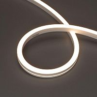Лента светодиодная MOONLIGHT-SIDE-A140-12x17mm 24V Warm 3000К 9.6Вт/м IP67 wire x2 боков. вывод кабеля герметичная (уп.5м) Arlight 042784