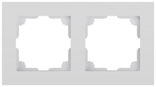 Рамка 2-м СП Accent 6-502-01 бел. Intro Б0063749