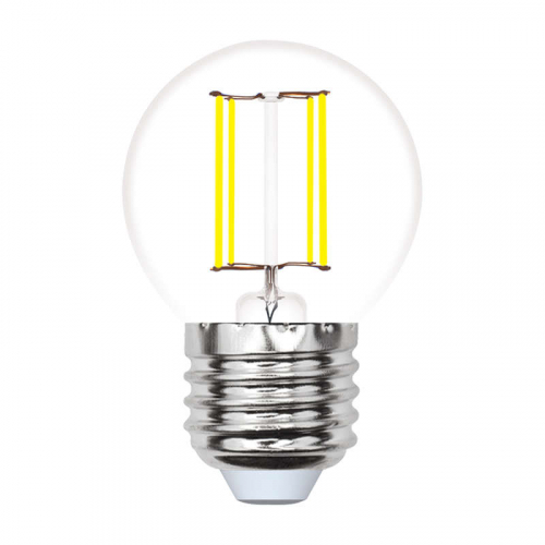 Лампа светодиодная LED-G45-5W/WW/E27/CL/MB GLM10TR форма "шар" прозр. Multibright свет теплый бел. 3000К 100-50-10 упак. Картон Uniel UL-00002370 Лампа светодиодная LED-G45-5W/WW/E27/CL/MB GLM10TR форма "шар" прозр. Multibright свет теплый бел. 3000К 100-50-10 упак. Картон Uniel UL-00002370